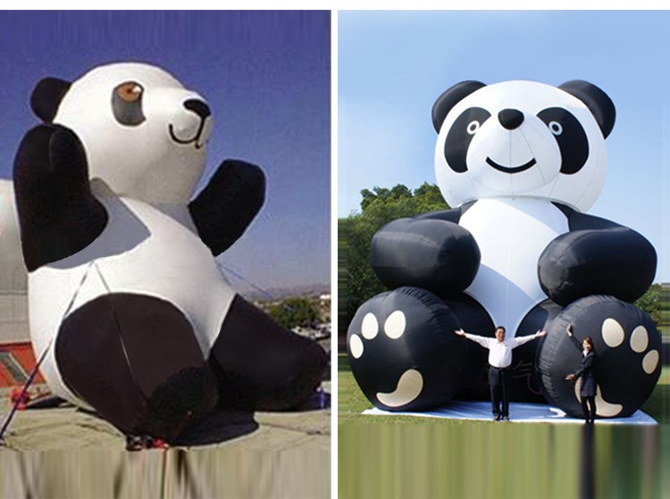 东方充气熊猫展示